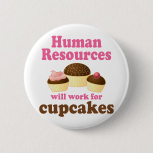Funny Human Resources Pinback Button