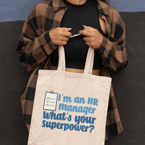 Funny Human Resources Superhero Tote Bag