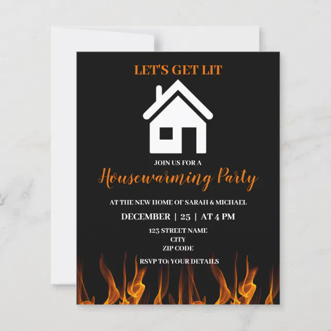 Funny Humor Housewarming Party Invitation | Zazzle