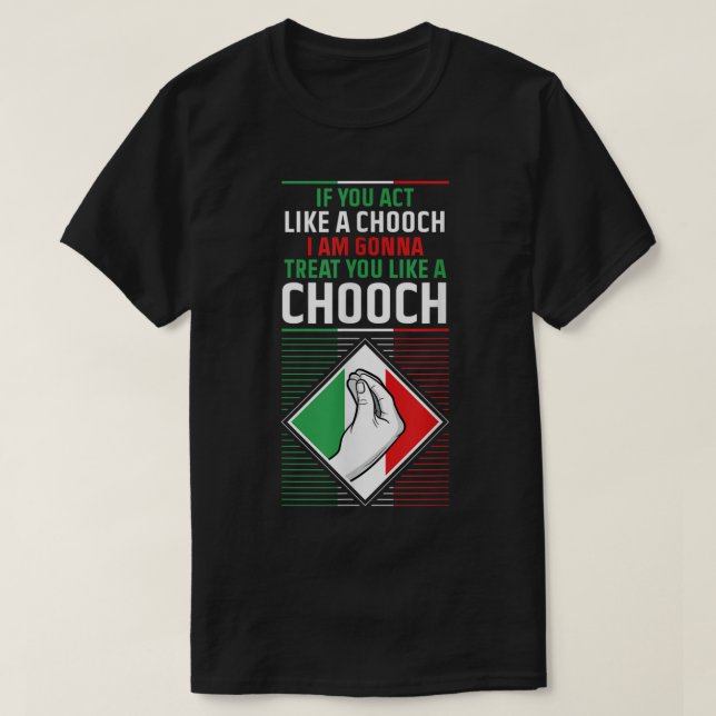 Funny Humor Italian Quote Slang Fun Italy Sayings  T-Shirt (Design Front)