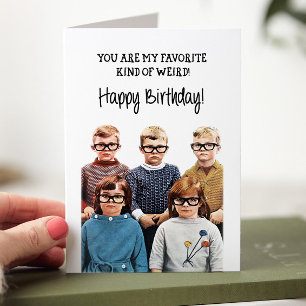 Funny Humor Kids Birthday Greeting Card