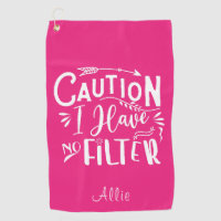 Funny Humor Pink and White Women's