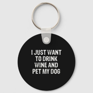 Funny Humor Puppy Lover Cute Fun Animals And Sarca Keychain