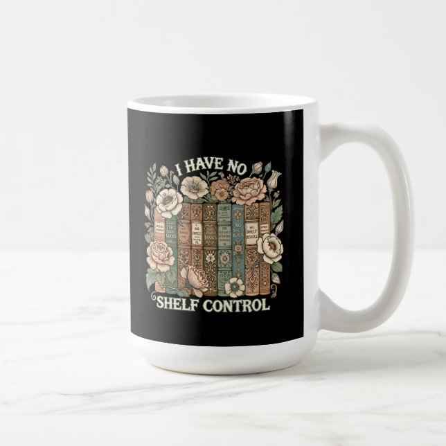 Funny Humor Saying Book Lover Coffee Mug (Right)