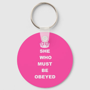 Funny humoros womans text  keychain