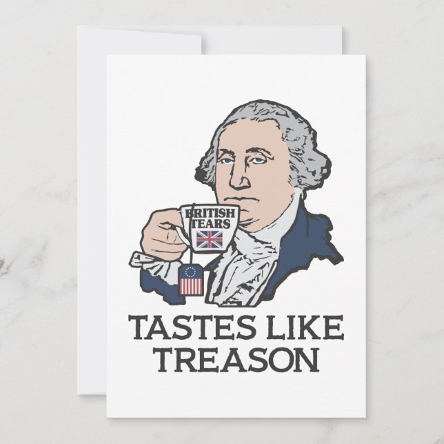 Funny Humorous 4th of July Holiday Invitation (Front)