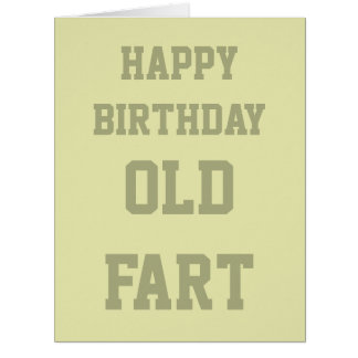 Old Fart Birthday Gifts on Zazzle