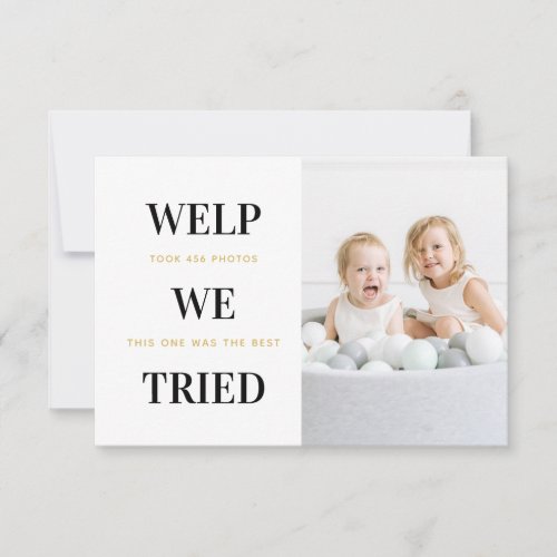 Funny Humorous Family Kids Christmas Cards