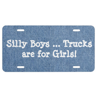 Funny Humorous License Plate Automobile Accessory