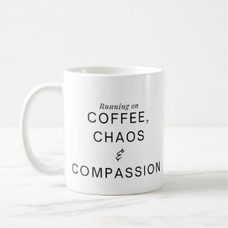 Funny Humorous Nurse Coffee and Compassion Mug