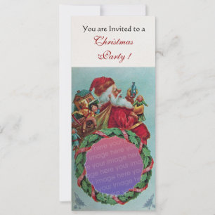 FUNNY, HUMOROUS SANTA CLAUS VINTAGE Photo Template