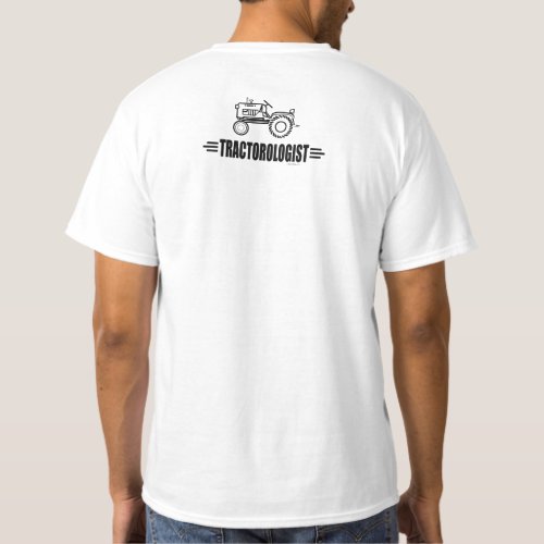 Funny Humorous Tractor Tractorologist Racing T_Shirt