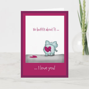 Funny humorous Valentine' s Day Greeting Card