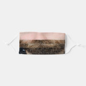 funny humour novelty hipster man beard adult cloth face mask (Front, Folded)