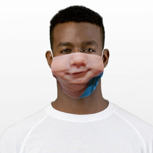 funny humour novelty joke baby adult cloth face mask (Worn)