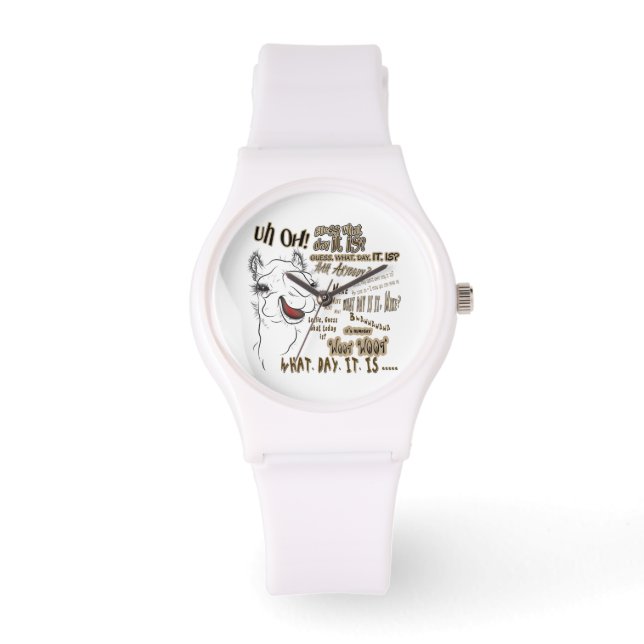 Funny Hump Day Camel Watch (Front)