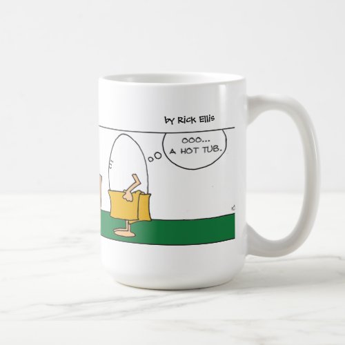 Funny Humpty Dumpty Hot Tub Coffee Mug