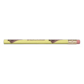 Funny hungry ugly flea cartoon pencil (Rotated 90)