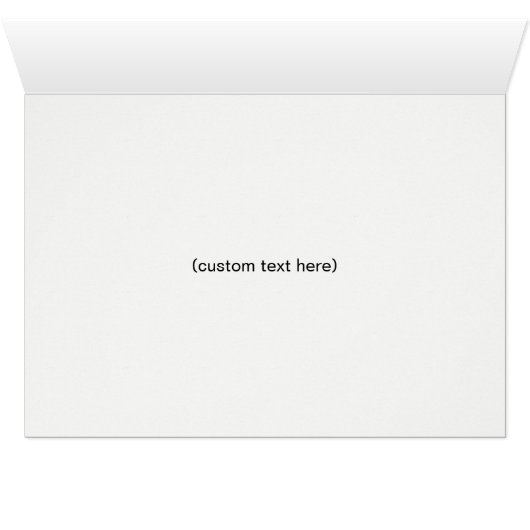 Funny Hunter Cat Card (Inside Horizontal (Bottom))