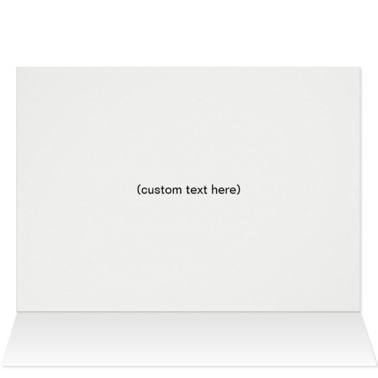 Funny Hunter Cat Card (Inside Horizontal (Top))