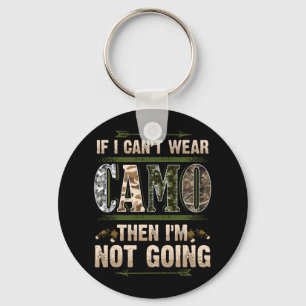 Funny Hunting Camo Hunters Buck Deer Country Redne Keychain