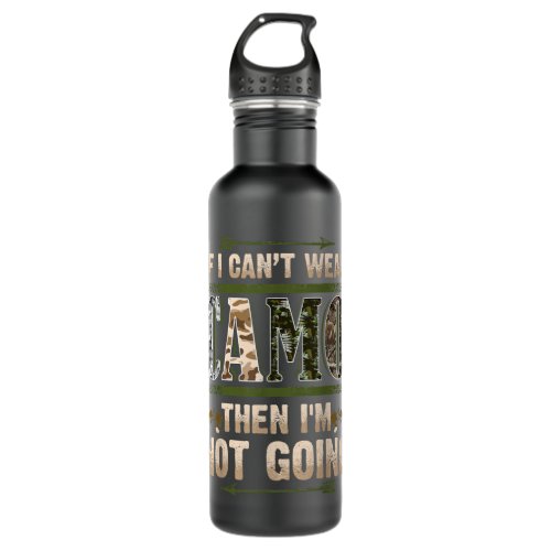 Funny Hunting Camo Hunters Buck Deer Country Redne Stainless Steel Water Bottle