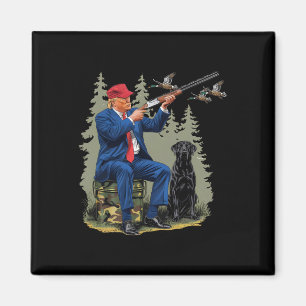 Funny Hunting Duck Trump Camo Hunting Hello Huntin Magnet