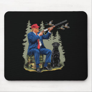 Funny Hunting Duck Trump Camo Hunting Hello Huntin Mouse Pad