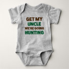 Funny Hunting Jersey Bodysuit for Baby by Uncle