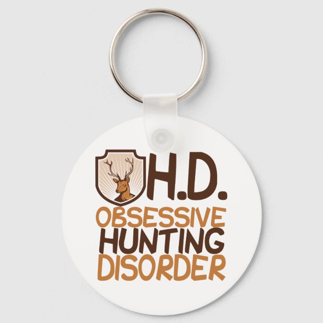 Funny Hunting Keychain (Front)