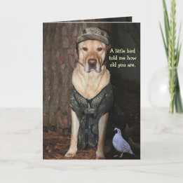 Funny Hunting Birthday Cards | Zazzle