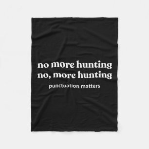 Funny Hunting Shirts For Men Fleece Blanket