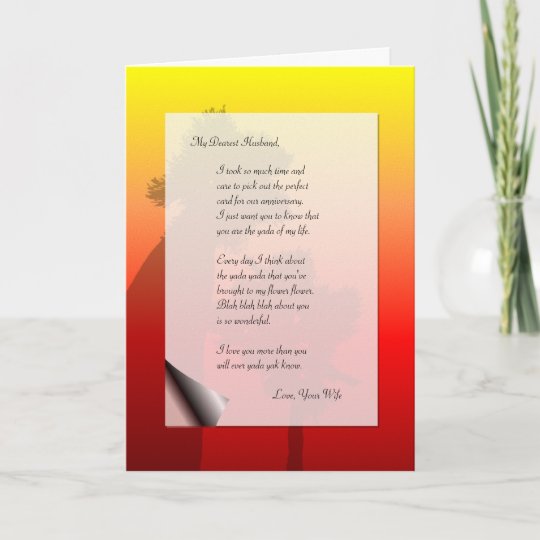 Elegant 66 Anniversary Letter Card