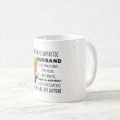 Funny Husband Birthday Best Gift Coffee Mug (Front Right)