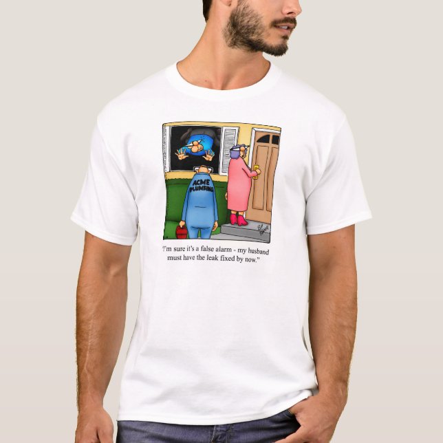 Funny Husband D.I.Y. Project Humor Tee Shirt (Front)