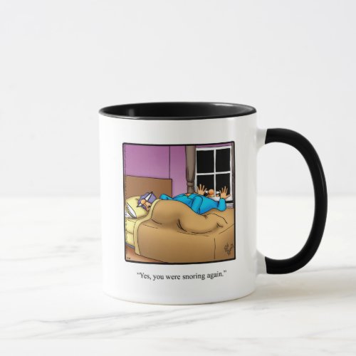 Funny Husband Snoring Humor Mug Gift