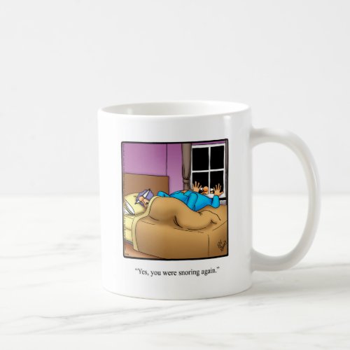 Funny Husband Snoring Humor Mug Gift