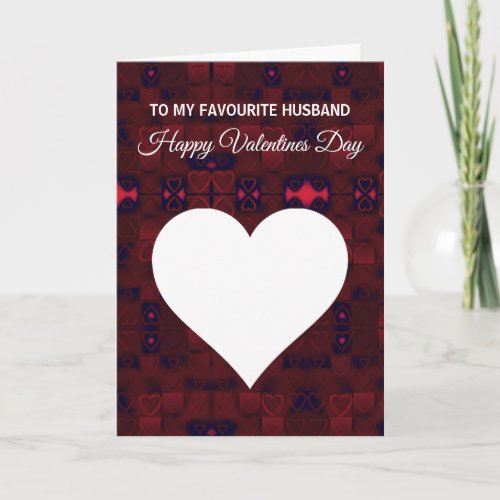 Funny Husband Valentines Day Heart Card
