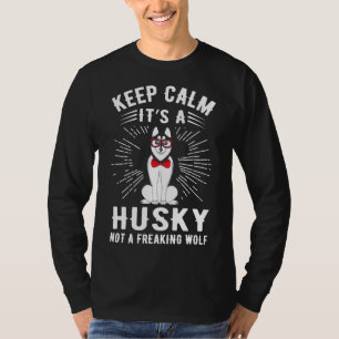 Funny Husky As A Cool Idea For Dog T-Shirt