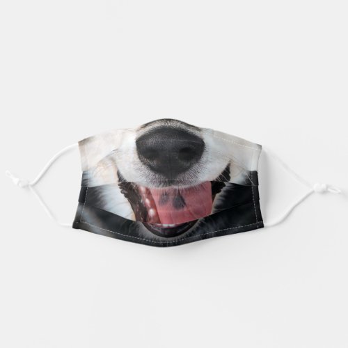 Funny Husky Dog Nose Close Up Cloth Face Mask