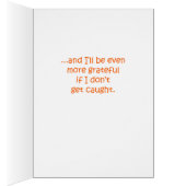 Funny Husky Thanksgiving Card (Inside (Right))