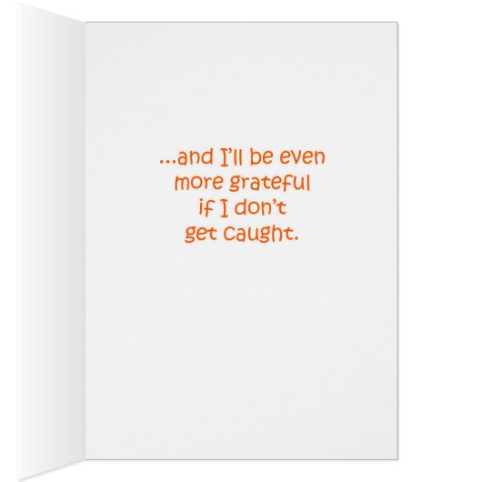 Funny Husky Thanksgiving Card (Inside (Right))