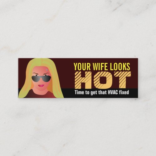 Funny HVAC Business Cards