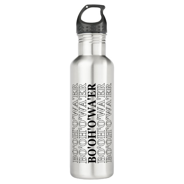 Funny Hydration Boohwowoer British Accent Gift  Stainless Steel Water Bottle (Front)