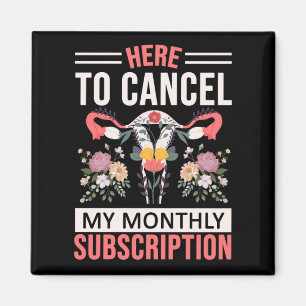 Funny Hysterectomy Flowers Uterus Removal Magnet