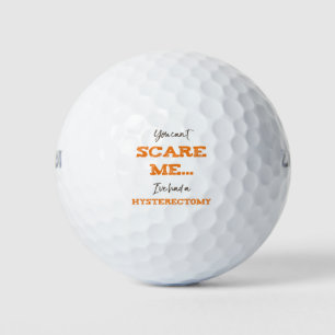 Funny Hysterectomy Surgery Recovery Golf Balls