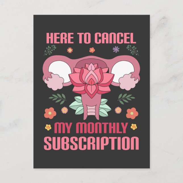 Funny Hysterectomy Surgery Recovery uterus removal Postcard (Front)