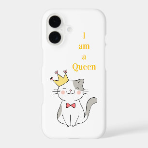  Funny I Am Queen – Elegant iPhone 17 Case