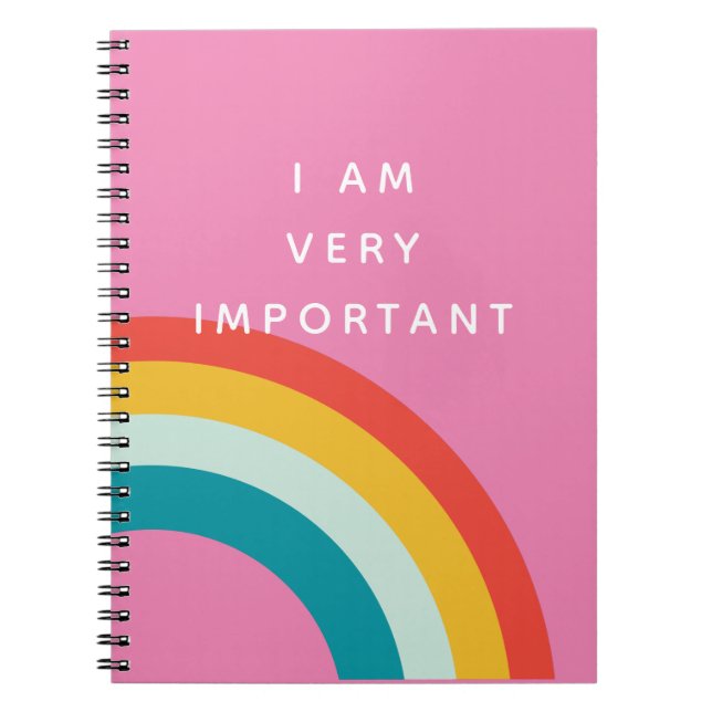 Funny I am very Important Notebook (Front)