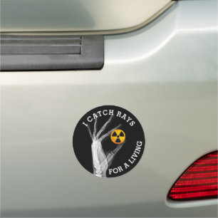 Funny I Catch Rays For a Living Car Magnet